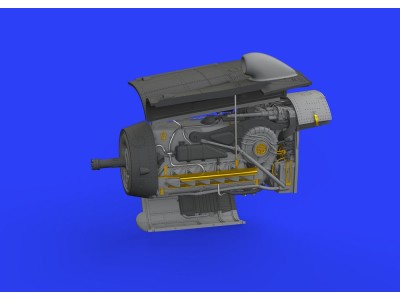 Bf 109G-10 engine for Eduard 