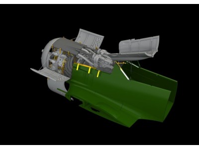 Fw 190A-8 engine & fuselage guns f.Eduar 