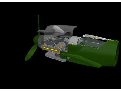 Bf 109G-10/U4 engine for Eduard 