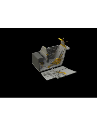 Bf 109E cockpit & radio compartment f.Ed 