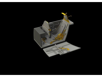 Bf 109E cockpit & radio compartment f.Ed 