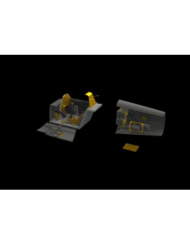 Bf 109E cockpit & radio compartment f.Ed 