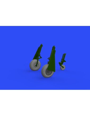 P-51D wheels cross tread for Eduard 