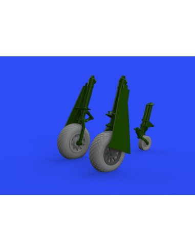 P-51D wheels diamond tread 2 for Eduard 