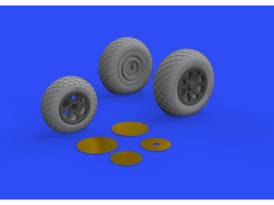 P-38F/G wheels for Tamiya 