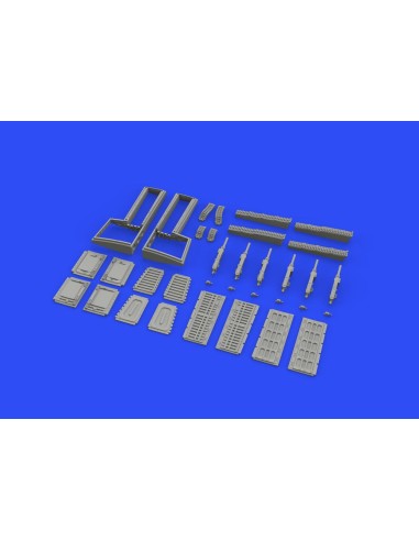 P-51D gun bays for Eduard 