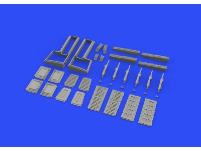 P-51D gun bays for Eduard 