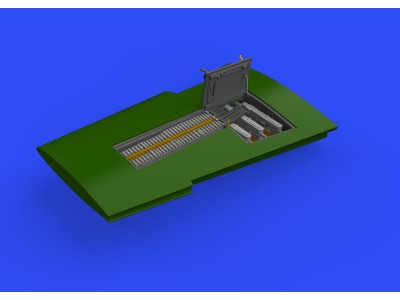 P-51D gun bays for Eduard 