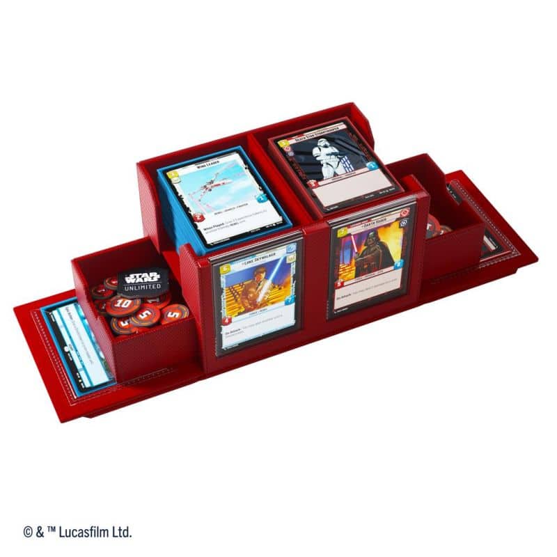 Gamegenic Star Wars: Unlimited Double Deck Pod - Red