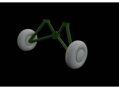 Tiger Moth wheels for Airfix 