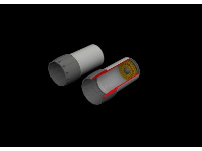 F-14D exhaust nozzles for Tamiya 