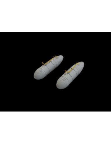 P-51D 108gal drop tanks for Eduard 
