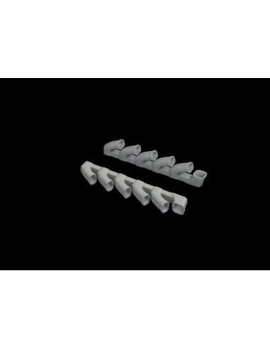 Il-2 exhaust stacks for Tamiya 