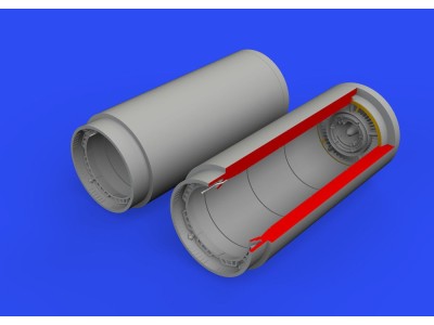 MiG-19 exhaust nozzles for Eduard/Trumpeter 