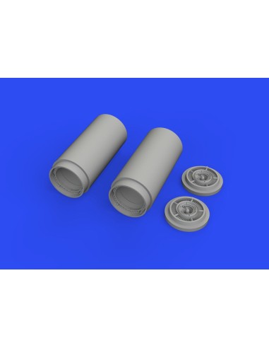 MiG-19 exhaust nozzles for Eduard/Trumpeter 