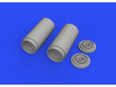 MiG-19 exhaust nozzles for Eduard/Trumpeter 