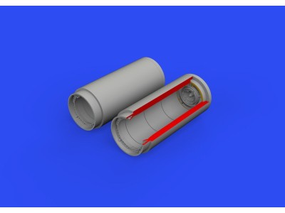 MiG-19 exhaust nozzles for Eduard/Trumpeter 