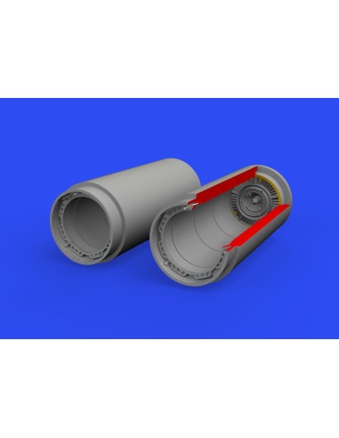 MiG-19 exhaust nozzles for Eduard/Trumpeter 