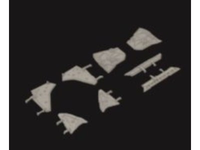 MiG-19 wheel well doors for Eduard/Trumpeter 