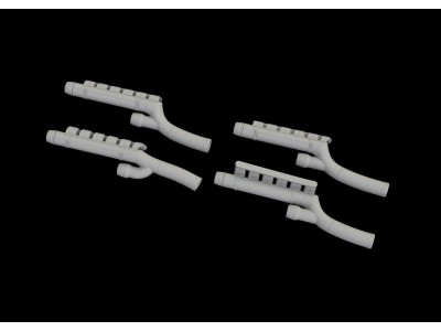 Bf 110G-4 exhaust stacks for Eduard 
