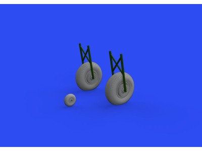 Il-2 wheels 1/48 for ZVEZDA 