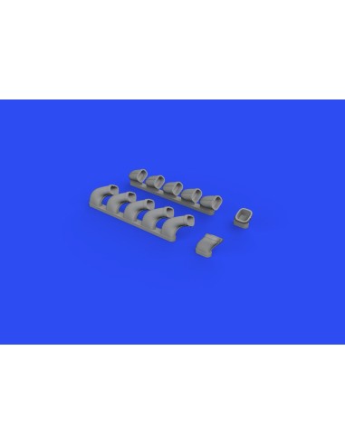 Il-2 exhaust stacks 1/48 for ZVEZDA 