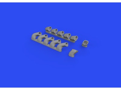 Il-2 exhaust stacks 1/48 for ZVEZDA 