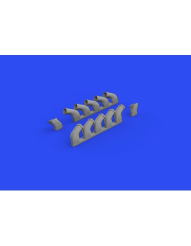 Il-2 exhaust stacks 1/48 for ZVEZDA 