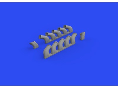 Il-2 exhaust stacks 1/48 for ZVEZDA 