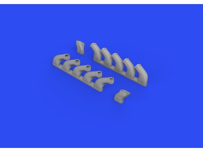 Il-2 exhaust stacks 1/48 for ZVEZDA 