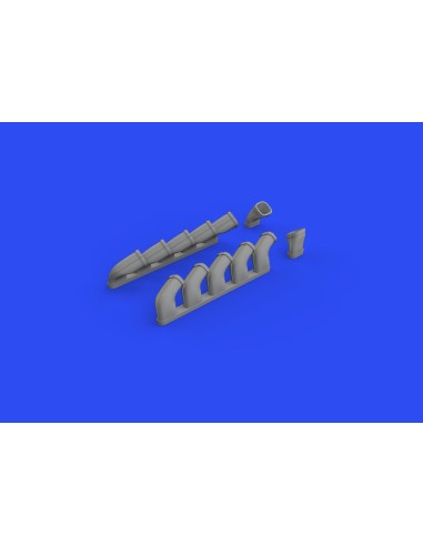 Il-2 exhaust stacks 1/48 for ZVEZDA 