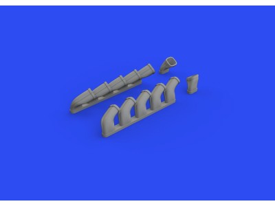 Il-2 exhaust stacks 1/48 for ZVEZDA 
