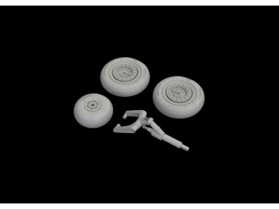 MiG-15 wheels 1/48 for BRONCO 