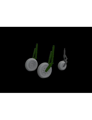 MiG-15 wheels 1/48 for BRONCO 