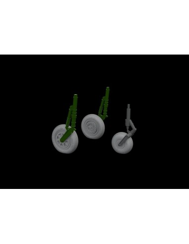 MiG-15 wheels 1/48 for BRONCO 