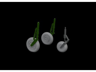 MiG-15 wheels 1/48 for BRONCO 