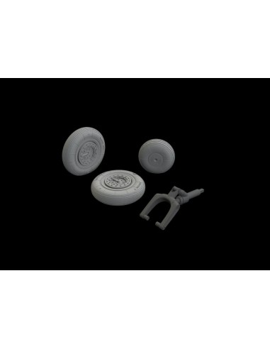 MiG-15 wheels 1/48 for BRONCO 