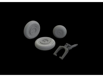 MiG-15 wheels 1/48 for BRONCO 