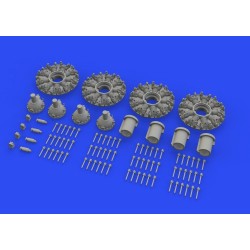 B-17F engines 1/48 for HKM 