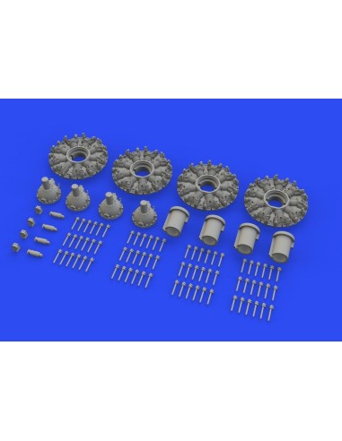 B-17F engines 1/48 for HKM 