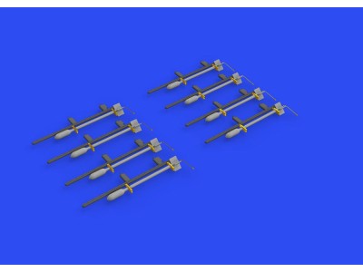 RP-3 60lb rockets for Tempest Mk.II 1/48 for EDUARD/SPECIAL HOBBY 