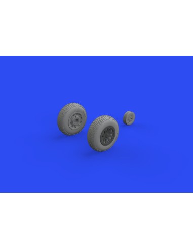 P-51D wheels block tread 2 1/48 for EDUARD 