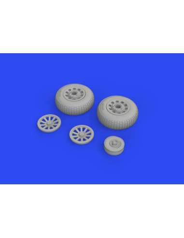P-51D wheels block tread 2 1/48 for EDUARD 