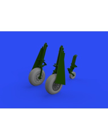 P-51D wheels block tread 2 1/48 for EDUARD 