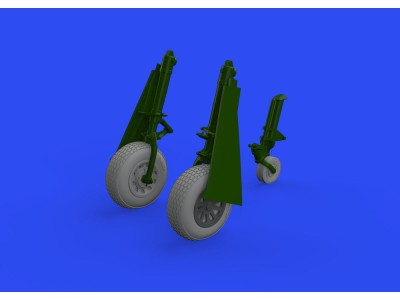 P-51D wheels block tread 2 1/48 for EDUARD 