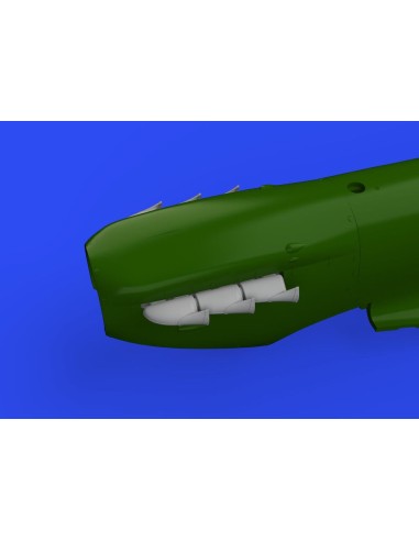 Spitfire Mk.V three-stacks exhausts fishtail 1/48 for EDUARD 