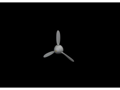 Bf 109G-10 propeller for EDUARD 