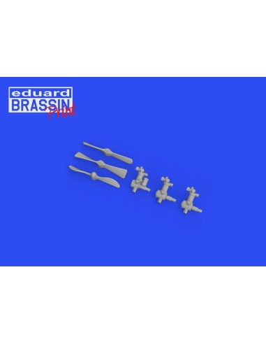 Sopwith Camel Rotherham air pumps 1/48 for EDUARD 