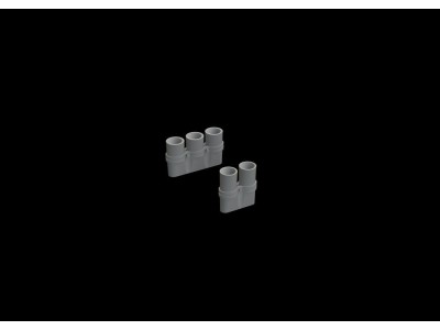 F6F exhaust stacks for EDUARD 