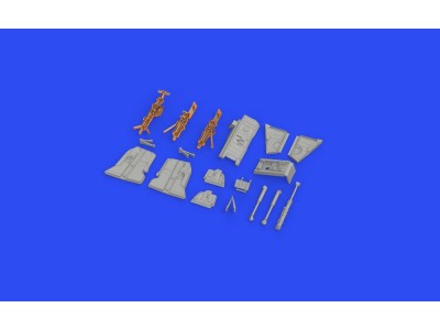 F-4B undercarriage legs BRONZE, for TAMIYA 